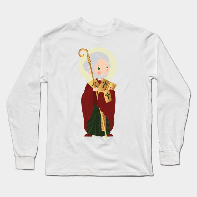 San Nicolas. Saint Nicholas Long Sleeve T-Shirt by AlMAO2O